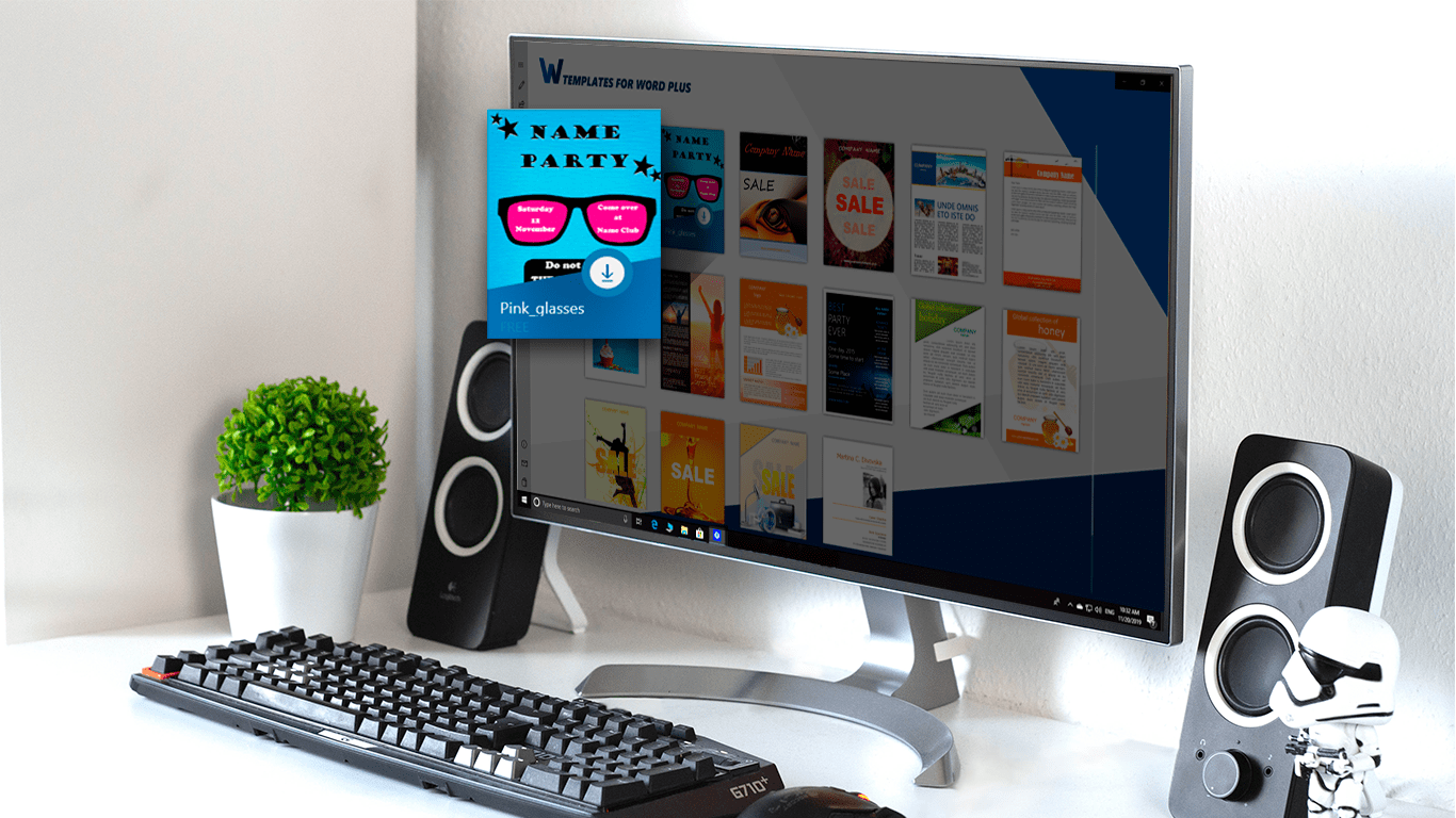 Lots of templates in our convenient app