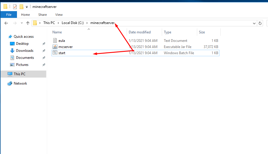 Guide – How To Start – Minecraft Java Game Server for Windows 2016 on ...