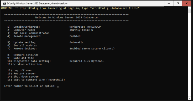 Guide – How To Start – Standard Datacenter VM based on Windows Server ...